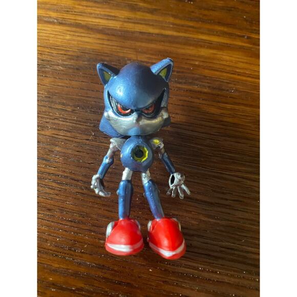 Sonic the Hedgehog Action Figures, 6 Piece Figurine Play Set, Kids Easter Basket - Picture 4 of 11